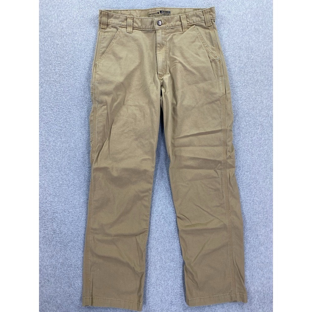 Carhartt Rugged Flex® Relaxed Fit Canvas‎ Work Pants Men's 34x32 BN2291-M